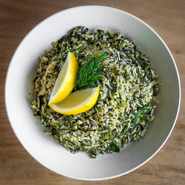 Spanakorizo – Greek Spinach Rice